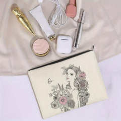 Adorable Makeup Bag for Women Roomy Travel Toiletry Bag Water Resistant