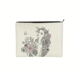 Adorable Makeup Bag for Women Roomy Travel Toiletry Bag Water Resistant