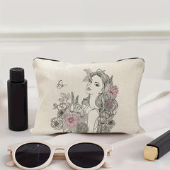 Adorable Makeup Bag for Women Roomy Travel Toiletry Bag Water Resistant