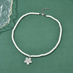 Small Daisy Necklace Clavicle Chain Sweater Chain Decoration