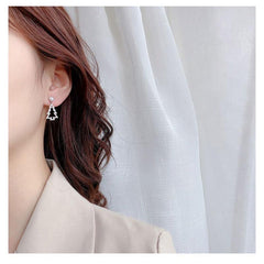 Christmas Tree Earrings Holiday Gift Women's Jewelry