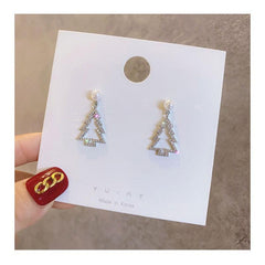 Christmas Tree Earrings Holiday Gift Women's Jewelry