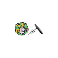 Cartoon Game Piercing Earrings Green Stud Earrings For Woman Party Jewelry Gift