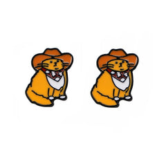 Cat Earrings Cartoon Stud Earrings For Woman Girls Kids Jewelry Gift