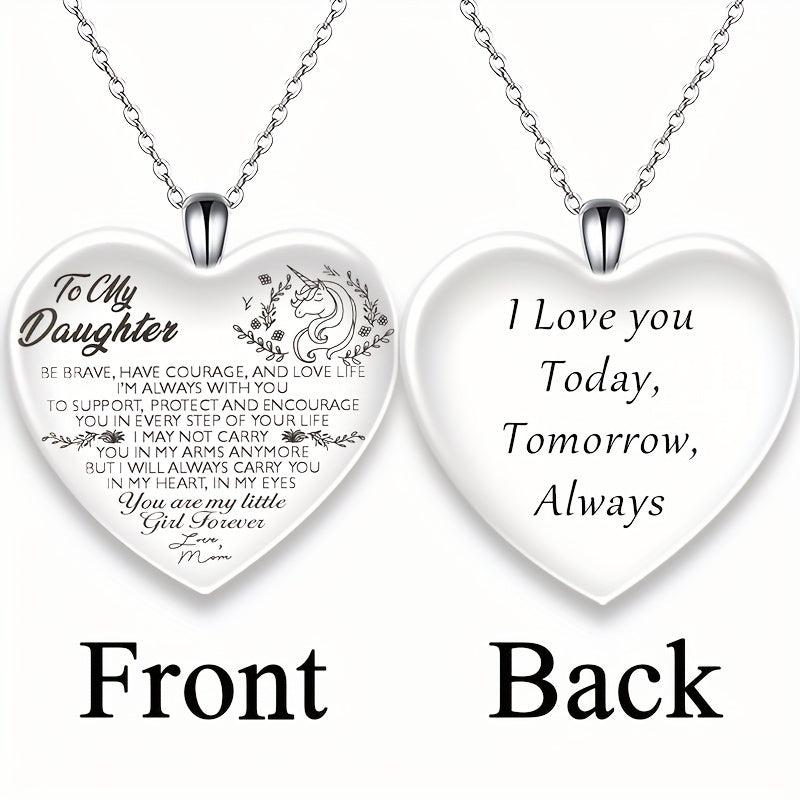 Urban Jewelry Crystal Love Pendant Necklace Gift