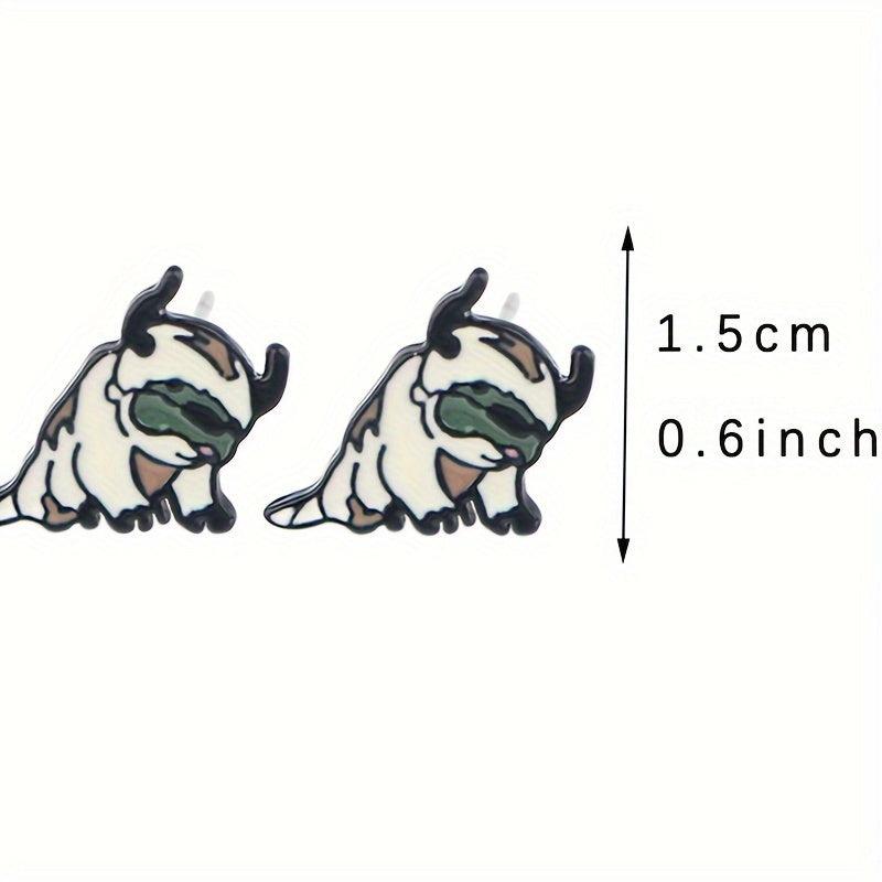 Cartoon Stud Earrings For Woman Creative Party Jewelry