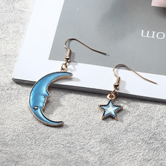 Starry Sky Planet Earrings - Perfect Gift for Girlfriend