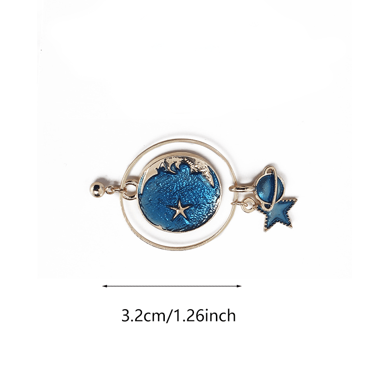 Starry Sky Planet Earrings - Perfect Gift for Girlfriend