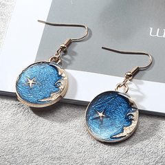 Starry Sky Planet Earrings - Perfect Gift for Girlfriend