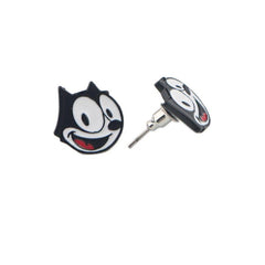 Cartoon Cats Piercing Earrings Studs For Girls Kids Jewelry Gift