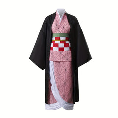 Japanese Anime Kimono Set for Cosplay Halloween