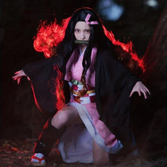 Japanese Anime Kimono Set for Cosplay Halloween