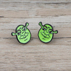 Cute Monster Stud Earrings for Women - Holiday Gift