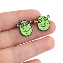 Cute Monster Stud Earrings for Women - Holiday Gift