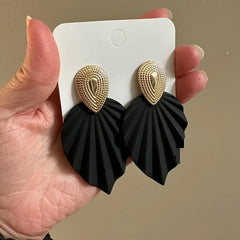Vintage Leaf Earrings Party Jewelry - Great Gift