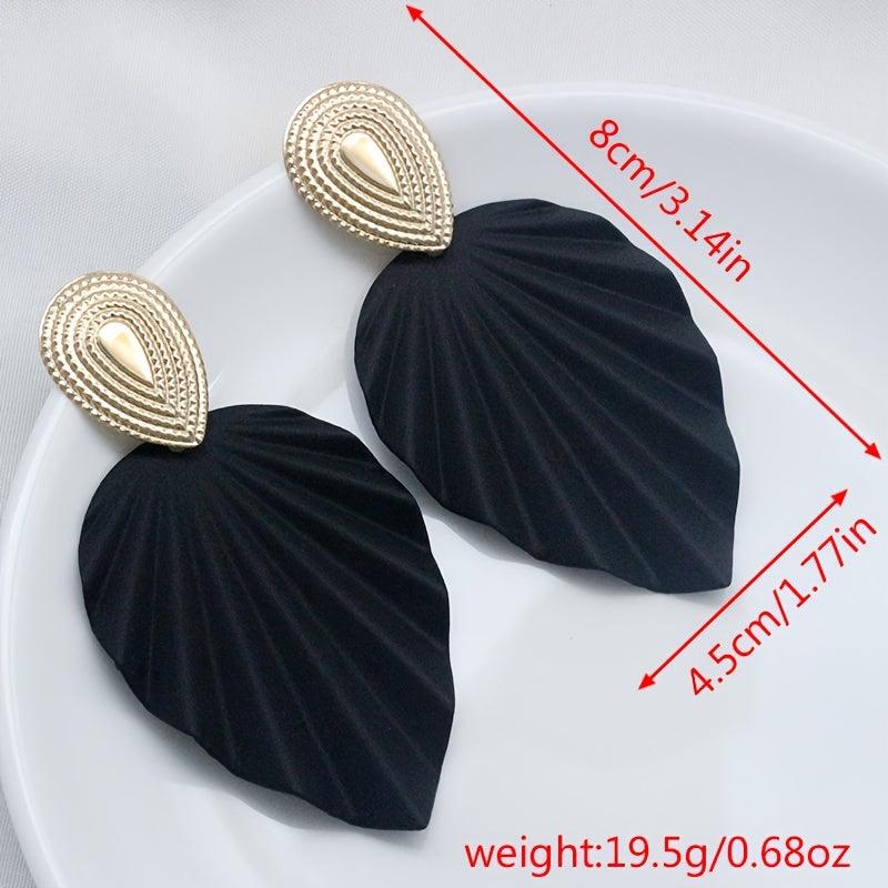 Vintage Leaf Earrings Party Jewelry - Great Gift