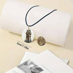 Watercolor Animal Family Pendant Necklace
