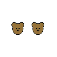 Sweet Lovely Bear Earrings Net Red Earrings for Women