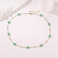 Girls Flower Necklace Jewelry Accessories For Gift Holiday Party