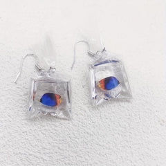 Funny Cartoon Ocean Fish Candy Earrings for Girls Women