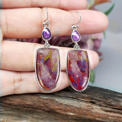 Boho Style Oval Mixed Vintage Earrings