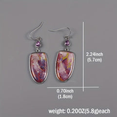 Boho Style Oval Mixed Vintage Earrings