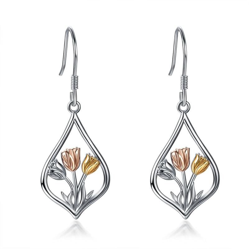 Tulip Earrings Gift For Kids