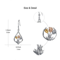 Tulip Earrings Gift For Kids