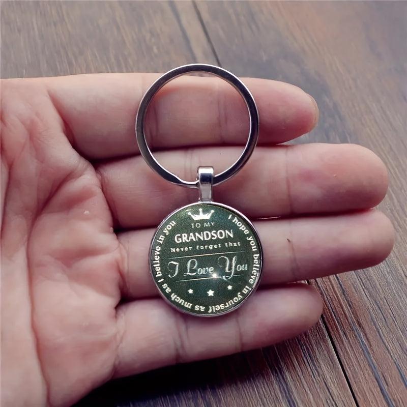 Creative English Keychain for Good Wishes