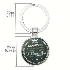 Creative English Keychain for Good Wishes