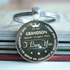 Creative English Keychain for Good Wishes
