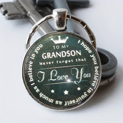 Creative English Keychain for Good Wishes