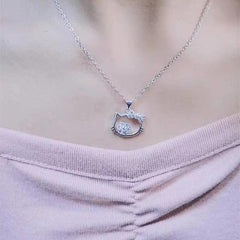 Cat Necklace Creative Pendant Necklace Christmas Halloween Thanksgiving Gift