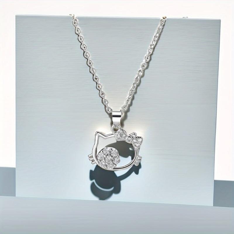 Cat Necklace Creative Pendant Necklace Christmas Halloween Thanksgiving Gift