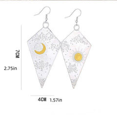 Bohemian Diamond Star Moon Earrings - Party Gift Jewelry