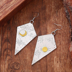 Bohemian Diamond Star Moon Earrings - Party Gift Jewelry