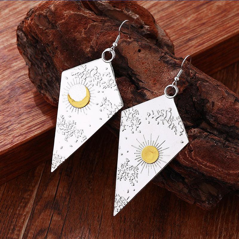 Bohemian Diamond Star Moon Earrings - Party Gift Jewelry