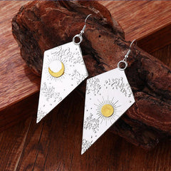 Bohemian Diamond Star Moon Earrings - Party Gift Jewelry