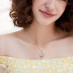 Vintage Heart Shape Pendant Necklace Toy for Kids