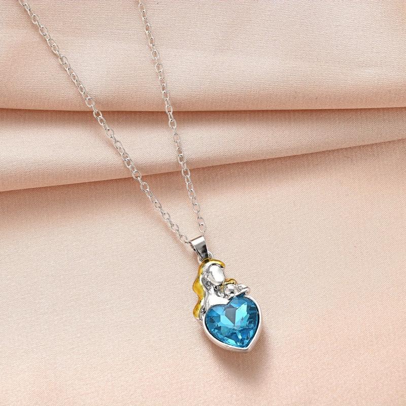 Mermaid Pendant Necklace & Toy - Anniversary Christmas Gift