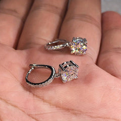 Crystal Dangle Earrings Wedding Anniversary Prom Jewelry Gift