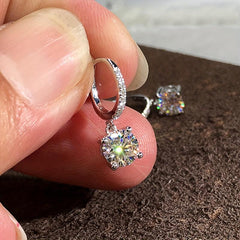 Crystal Dangle Earrings Wedding Anniversary Prom Jewelry Gift