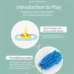 12pcs Simulative Sweeping Dustpan Cleaning Toys for Kids