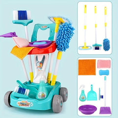12pcs Simulative Sweeping Dustpan Cleaning Toys for Kids