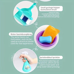 12pcs Simulative Sweeping Dustpan Cleaning Toys for Kids