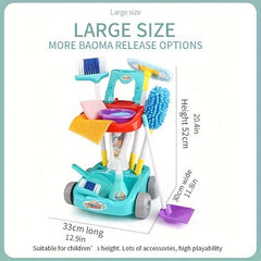 12pcs Simulative Sweeping Dustpan Cleaning Toys for Kids