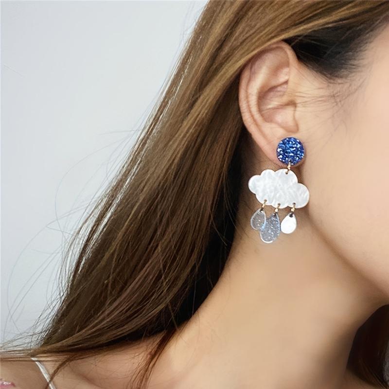 Floral Dangle Earrings Women Jewelry Drop Stud Gift Girls Mom Wife Birthday