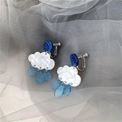 Floral Dangle Earrings Women Jewelry Drop Stud Gift Girls Mom Wife Birthday