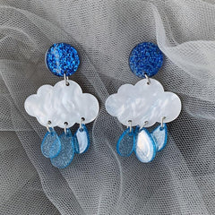 Floral Dangle Earrings Women Jewelry Drop Stud Gift Girls Mom Wife Birthday