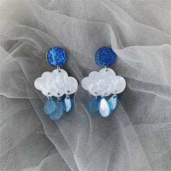 Floral Dangle Earrings Women Jewelry Drop Stud Gift Girls Mom Wife Birthday